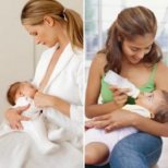 Как да храним бебето-с кърма, или адаптирано мляко