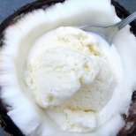 Крем в кокосов орех