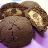 Какаови сладки с фъстъчен пълнеж