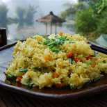 Ориз басмати със зеленчуци и яйца
