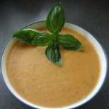 Крем супа с тиквички и домати