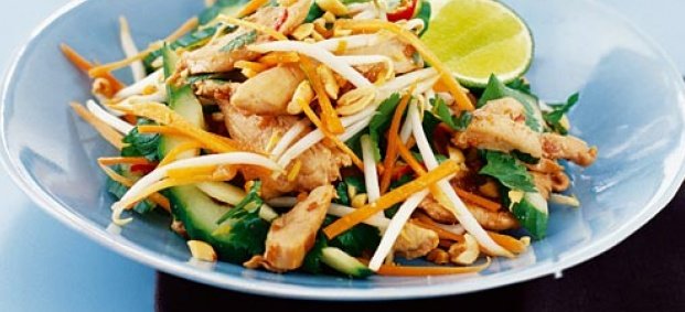 Салата с пиле по Тайландски