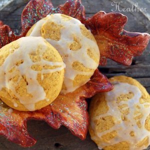 Тиквени бисквити с портокали и глазура
