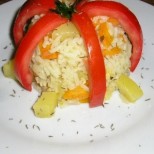 Идеални за бърза вечеря или обяд в топлото време - тиквички с ориз на котлон