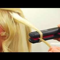 Как да накъдрите косата си с преса за изправяне (Видео)
