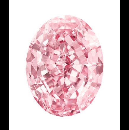 Огромен розов диамант отива на търг