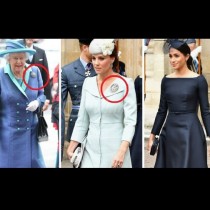 Кралица Елизабет и Кейт носят брошки, като елемент от облеклото си, а защо Меган няма брошка-Нелепа причина!