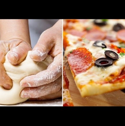 Тесто за пица без мая-И децата ми могат да го направят! 