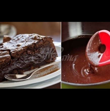 Греховно вкусна шоколадова торта: адски лесна и без грам мляко и яйца!