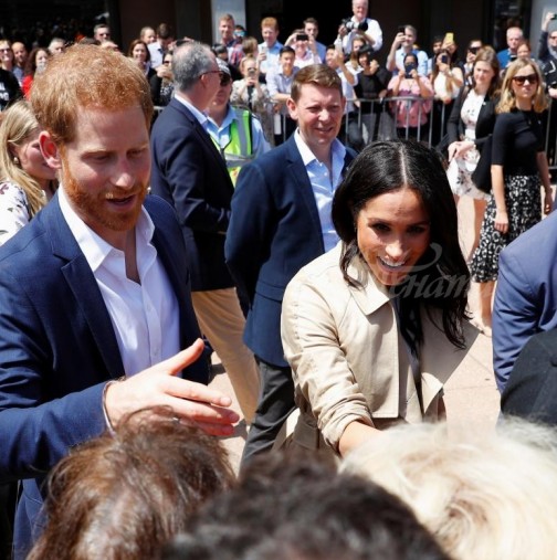 Принц Хари отново наруши протокола с почитателка в Австралия