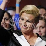 Всички гледаха в краката на хърватската президентка. Моден гаф или не, прецените вие? (снимка)