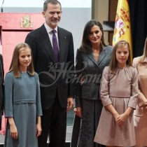 13-годишната испанска принцеса за пръв път взе думата на официално събитие