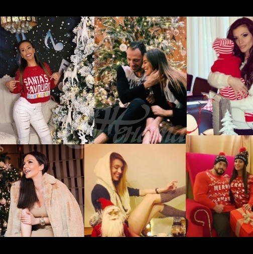 Български звезди се надпреварват кой ще пусне по-хубава снимка от посрещането на Коледа