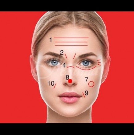Линиите по лицето ви точно разкриват проблемите на вашето здраве 