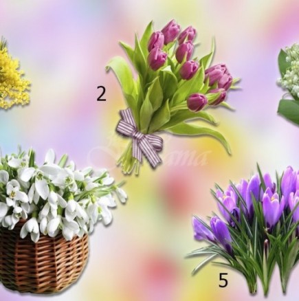 Пролетни букети-Изберете един и разберете какво ви очаква през пролетта
