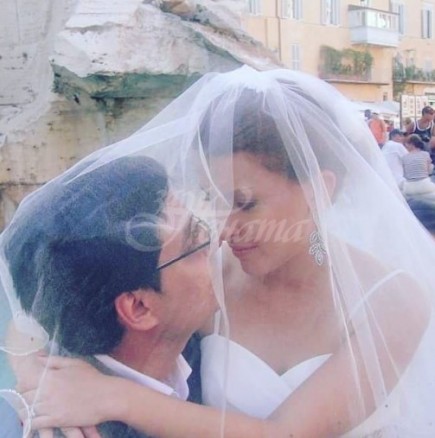 Снимки от сватбата на Светослав Иванов в Рим. Булката е прелестна, нали?