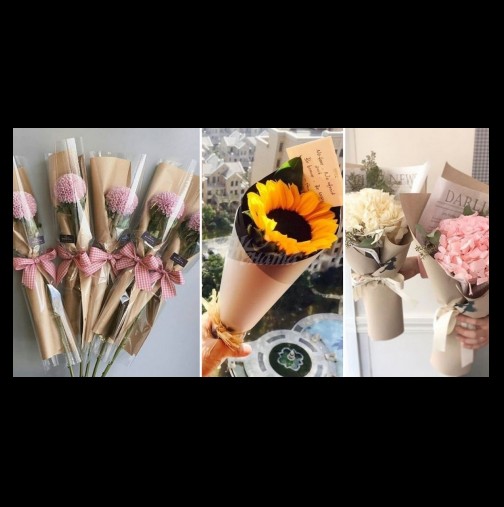 11 красиви и оригинални идеи как да опаковате цветя (снимки)