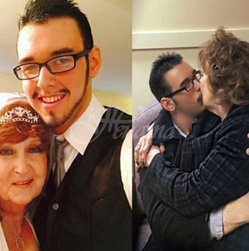 72-годишна жена се омъжи за 19-годишен младеж, когото срещнала на погребението на сина си