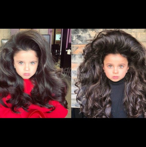 Това момиченце предизвика истински фурор в Интернет с разкошните си коси - вижте малката красавица: