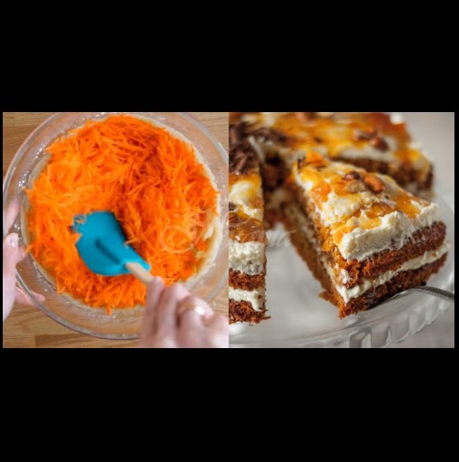Здравословна торта с моркови- вдишайте аромата на ванилия и канела и оставете целия свят да чака