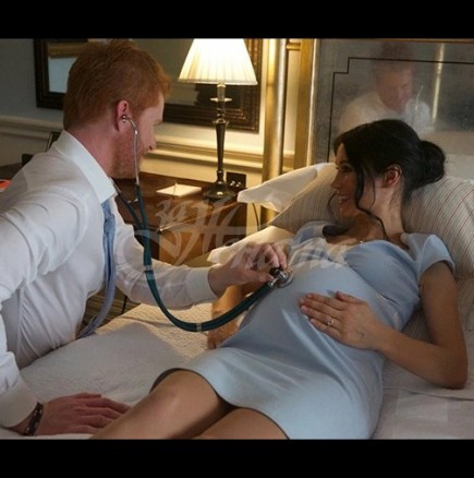  Забавни снимки как Хари и Меган се подготвят за раждането на първото си дете
