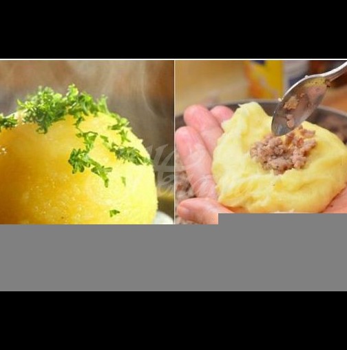 Картофени кнедли с кайма с къри и босилек-Толкова бързо ястие, което вкъщи го уважават и децата и баща им