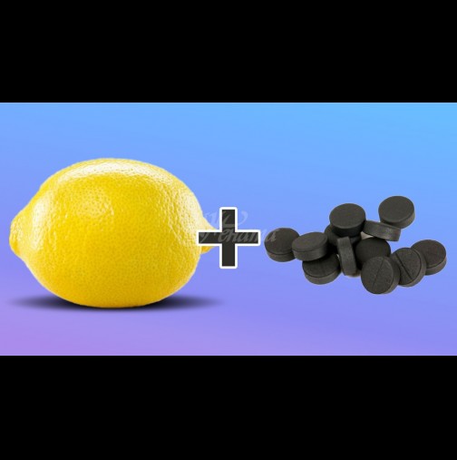 Таблетка активен въглен + парче лимон- тандемът, който ще се хареса на всяка домакиня