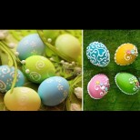 Ажурна красота и нежност за броени минути: как се боядисват яйца с пудра захар