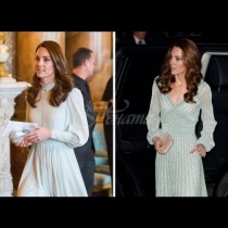 Ето как Кейт се намъкна под кожата на Кралицата с помощта само на една рокля (Снимки):