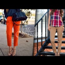 Панталоните Чинос са последният писък на модата: отиват на всички, 40 ярки идеи как да ги носите (Снимки)