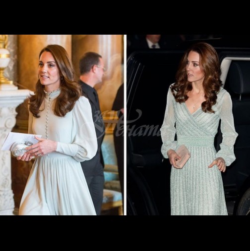 Ето как Кейт се намъкна под кожата на Кралицата с помощта само на една рокля (Снимки):
