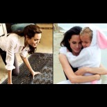 Анджелина Джоли такава, каквато не сте я виждали: непоказвани кадри, пропити с майчина нежност. Прекрасни, нали? (Снимки)
