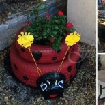 15 идеи как да декорирате градината си със стари гуми