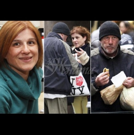 Жена нахрани с пица уличен бездомник. По-късно едва не припадна, като разбра кой е. Ще го познаете ли? (Снимки):