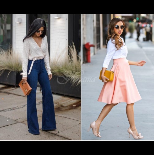 Златни правила за дами с джобен размер: как да съчетаваме дрехите, за да изглеждаме високи и стройни (Снимки):