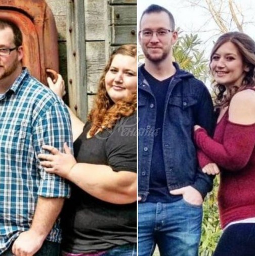 Двойка успя да свали общо 350 кг за кратък период от време