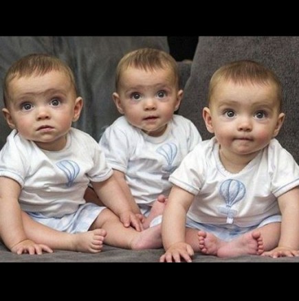 Раждането на тези тризначета хвърли лекарите в недоумение. Едва ДНК-тестът потвърди невероятната истината: