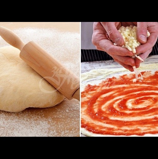 Тънко, по-тънко тесто с мая за най-вкусната пица от италианската ми свекърва-В техния край всички така ги правят 