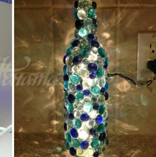 23 уникални декорация за дома със стъклени бутилки (Галерия)