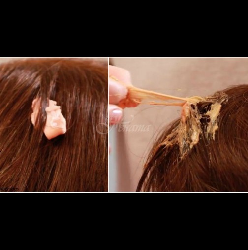 Как да отделим заплетена дъвка от косата - 4 супер лесни начина, без болка и без да режем нищо: