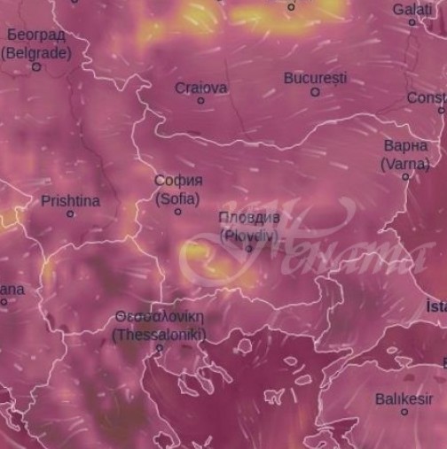 Дългосрочната прогноза на Би Би Си за София и Пловдив-Температурите ще са по-високи с 6 градуса