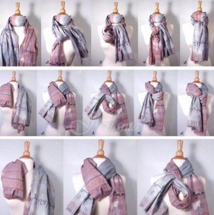 100 начина за връзване на шал в студеното време-Всяка ще открие своя начин