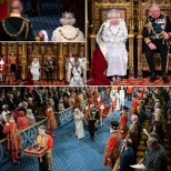 Елизабет II се показа в цялото си кралско великолепие, седна на трона и направи нещо което не беше правила от десетки години