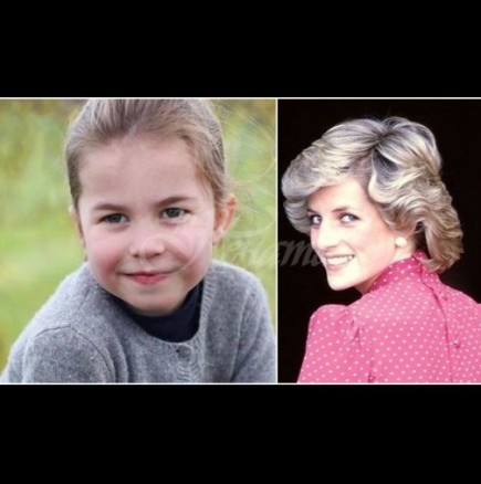 Малката принцеса Шарлот е истинско копие на племенницата на Даяна - като две капки вода са (Снимки):