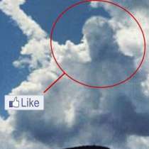 Образът на Исус Христос, заснет в облаците, стана хит във Фейсбук 