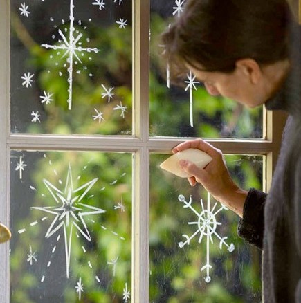 Направете най-красивата украса на прозорците с обикновен сапун!