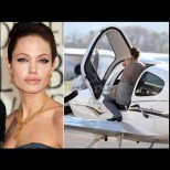 Няма нещо, което тя да не може! Анджелина Джоли подкара самолет, за да угоди на децата си (Снимки):