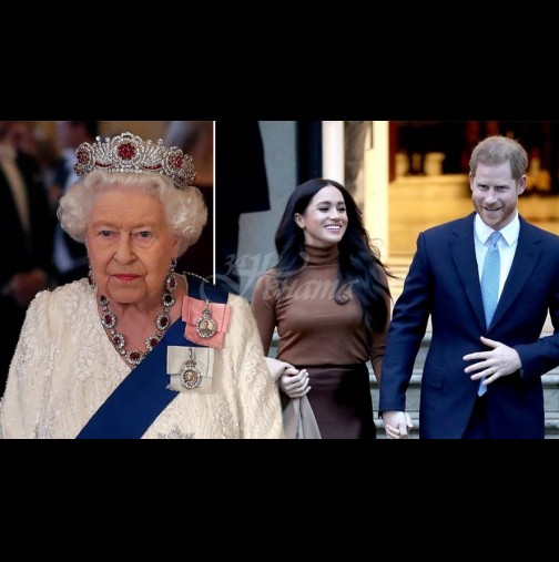 След Брекзит следва Мегзит! Кралицата бясна на Меган и Хари - разклати ли се монархията? (Снимки):