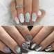 21 вдъхновяващо изящни сребърни маникюра, с които да си неотразима в празничната нощ (Снимки):