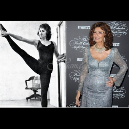 Упражненията на София Лорен за стройна фигура и перфектна форма над 80-те (Снимки):